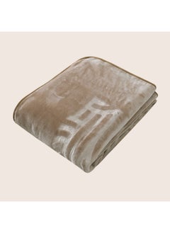 MORANO Engraved Single Blanket1 Ply Blanket Size - 180 x 240 cm Weight - 2.280 Kg 100% Polyester Embossed design  - Image 2