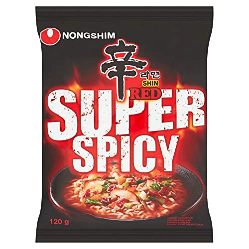 Nongshim Red Super Spicy Noodles 120gm*6Pack (Pack of 6) (Imported) - Image 2