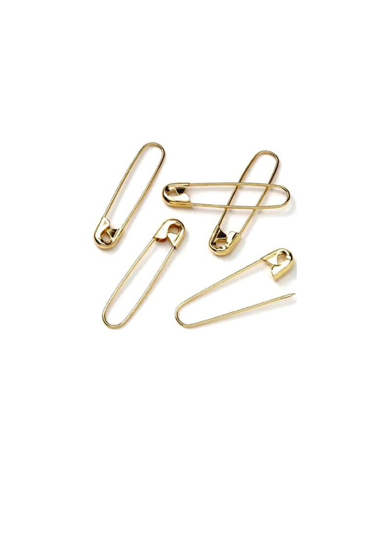 Coilless Safety Pin 1-1/2 Inch Gold 25 pcs - Image 1