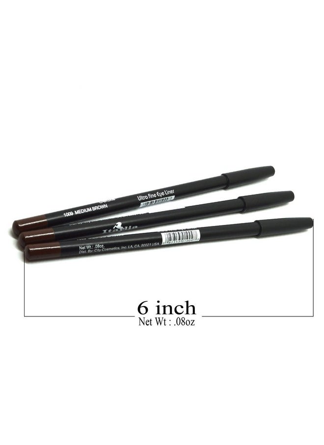 3 Pcs X Italia 1009 Medium Brown Ultra Fine Eye Liner Pencil Lip Eyeliner Set + Earring - pzsku/Z528177DF17A78E4C7E23Z/45/_/1695643693/0f6ac6c7-da85-4e68-8add-6a95b8a35159