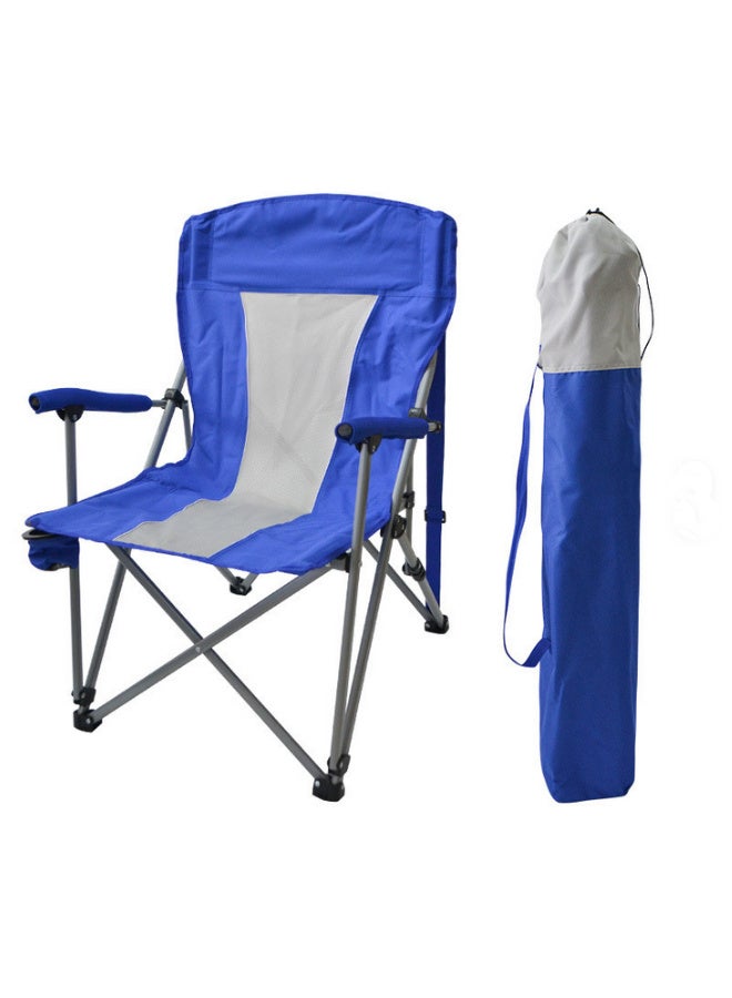 GO2CAMPS Premium Quality and Durable Lightweight Foldable Camping Chair with Armrests & Built-in Cup Holder and Carry Bag – Heavy Duty Portable Outdoor Folding Chair for Desert Camping, Garden Relaxation, Fishing, Beach Trips, Outdoor Travel, Hiking and Picnics – Comfortable & Compact Design – 63 x 63 x 98 cm - Image 3