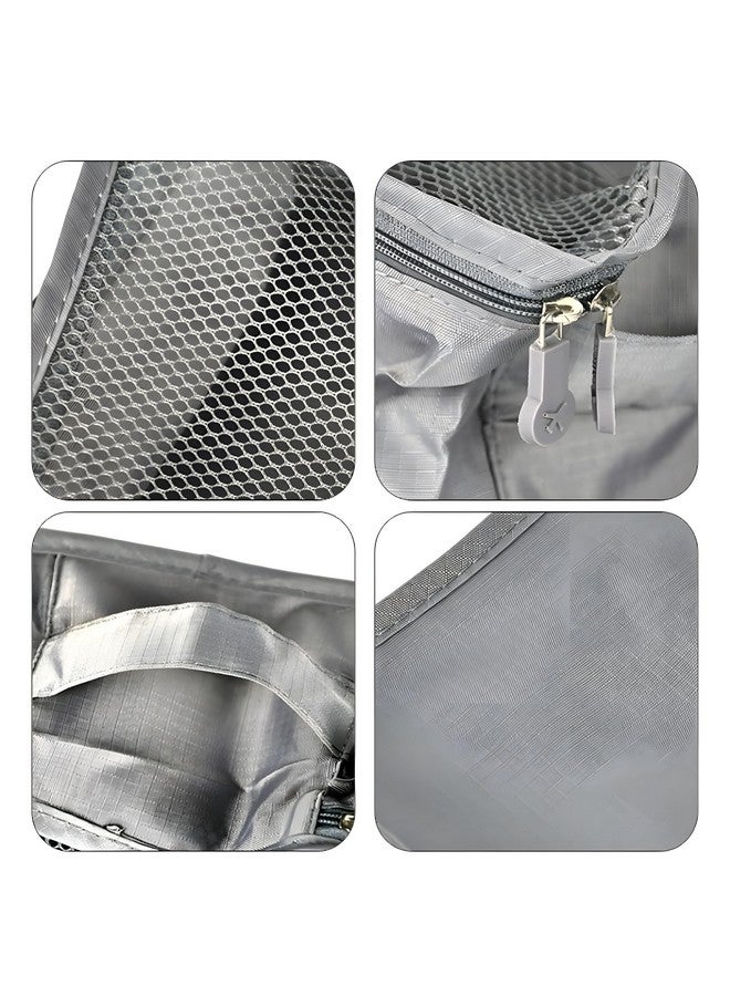 Jinila 6 in 1 Travel Laundry Pouch Luggage Bags Set Clothes Space Savers Bags Cosmetics Underwear Toiletry Zipper Bag Set Laundry Organiser (6pcs Set, Multi Colour) - Image 5