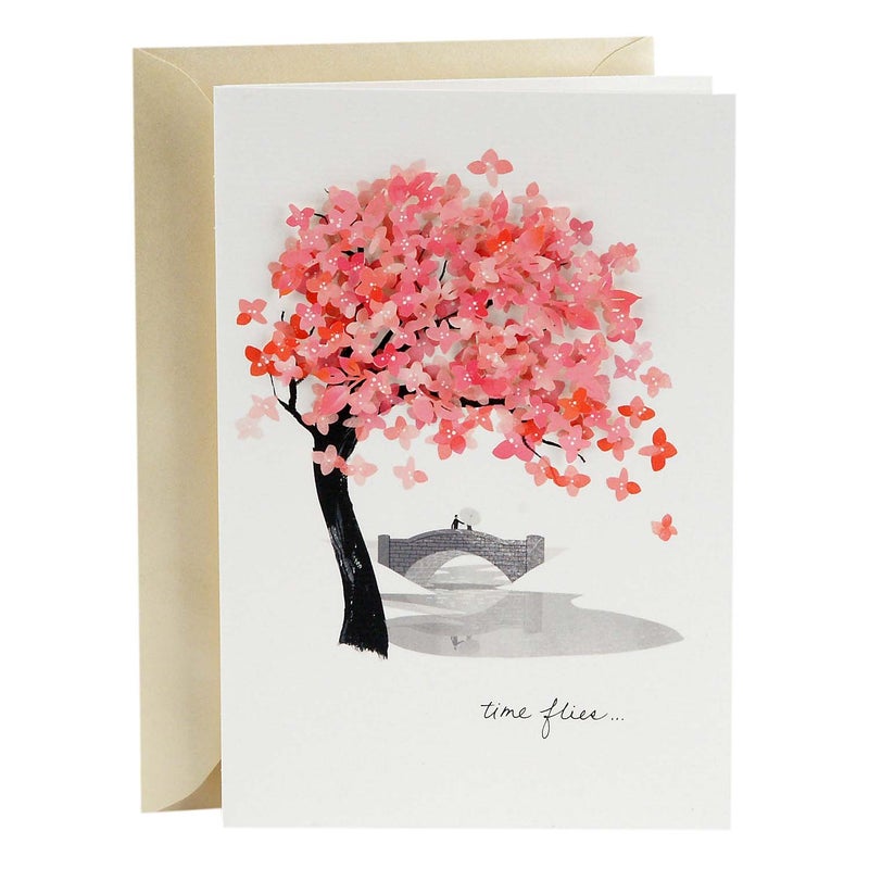 Hallmark Signature Love Card (Time Flies) - Image 1