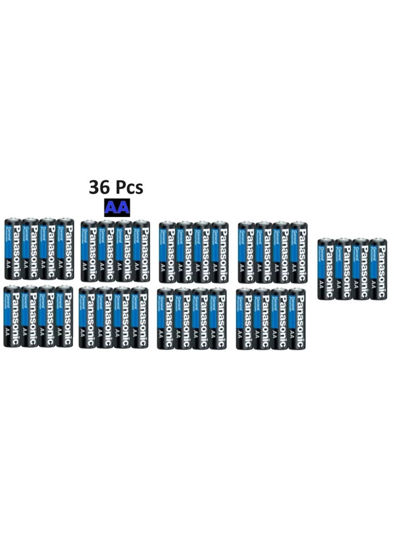 باناسونيك بطارية AA متعددة الأغراض من باناسونيك (36 قطعة)