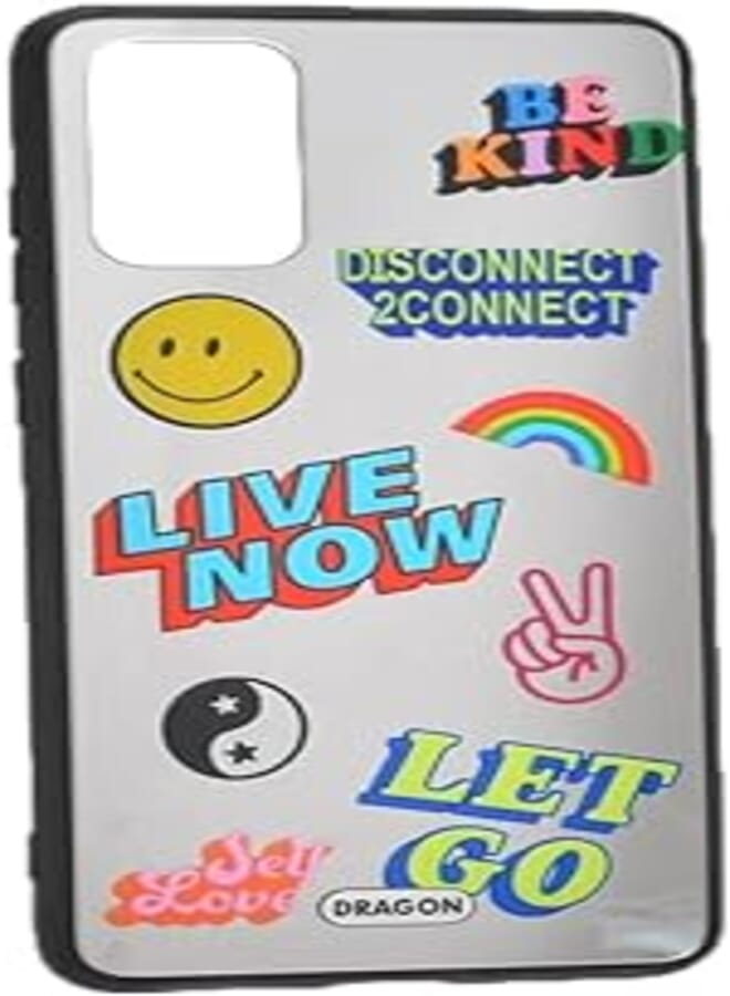 Dragon Plastic Creative Back Phone Protection Case Print Design With Silicone Safety Edges And Mirror Back For Samsung Galaxy S11/ S20+ - Multi Color