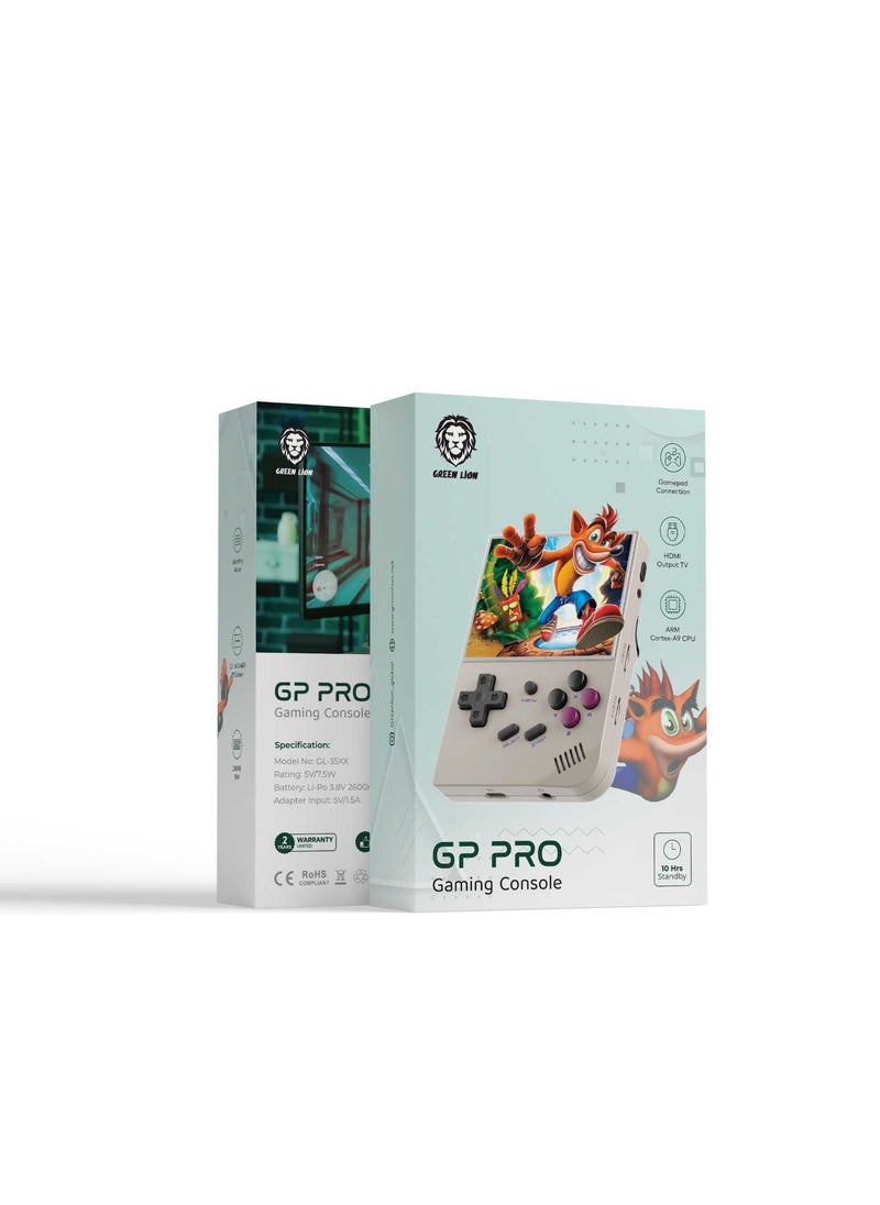 GREEN LION - GP PRO Gaming 17 console in 1 with more than 5400 games and 10Hrs Standby - Grey - Image 1
