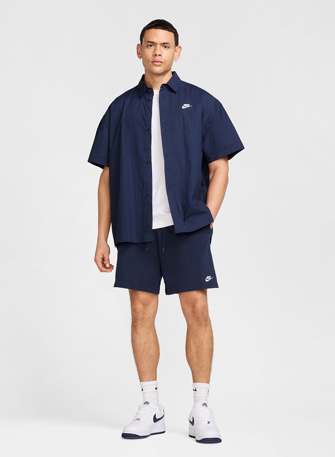 ★Nike★ Club Oversized Polo M World Indigo IH8665499 IH8665 Nike Club Oversized Polo for Men | Best Price KSA