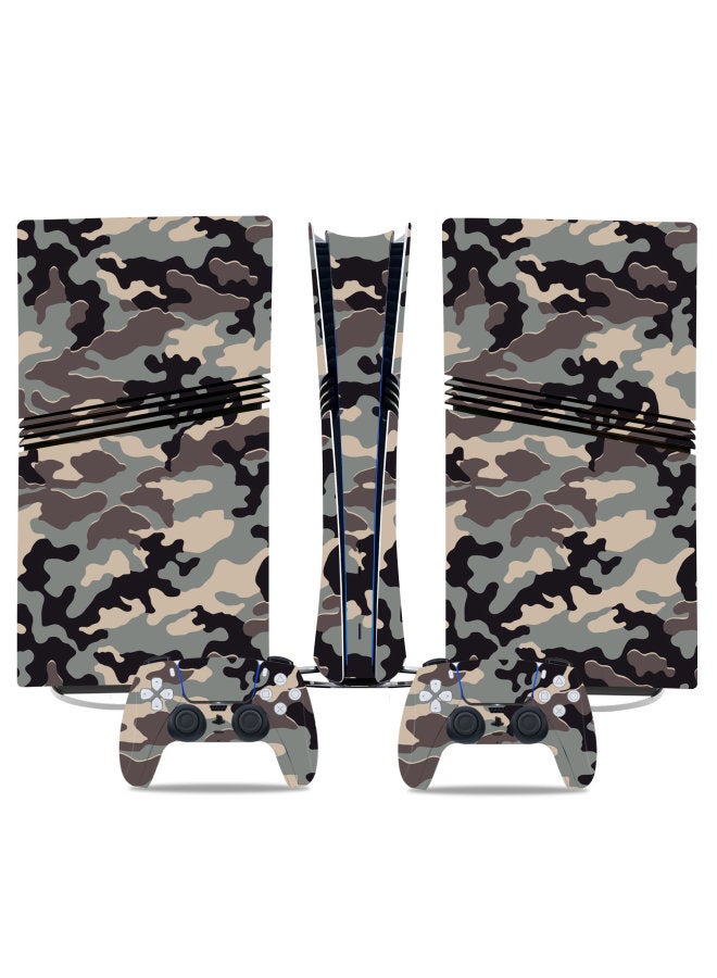 Chivalrous PS5 Pro Stickers Full Body Stickers PS5 Pro Game Machine Stickers Protective Stickers Handle Stickers-Color:TN-P5PDigital-0042 - Image 4