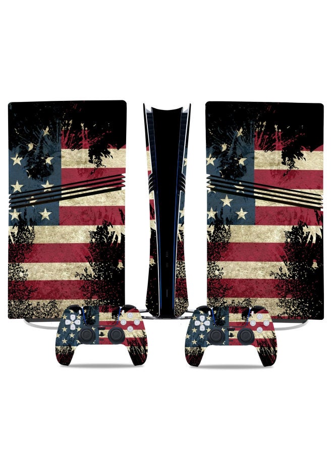 Chivalrous PS5 Pro Stickers Full Body Stickers PS5 Pro Game Machine Stickers Protective Stickers Handle Stickers-Color:TN-P5PDigital-0042 - Image 5