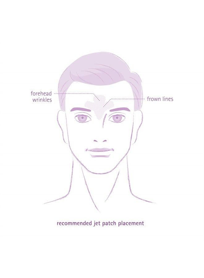 Toute Nuit by Mimiko Inc. Toute Nuit Wrinkle Patches, Face Tape, Jet - Extra Large UNISEX Frown Lines Plus and Forehead - 20 Patches - Image 1