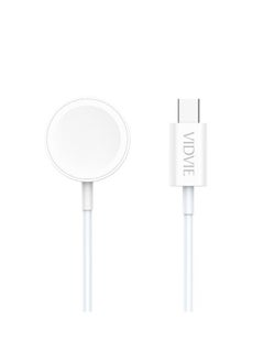 Vidvie Wireless charger for smartwatch, 3 watts compatible with Apple-Watch series 1/2/3/4/5/6/7/8/se2/se/ultra  - Image 1