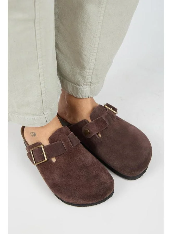 Manijero  Zeta 2 Women's Genuine Leather Strap Buckle Sandal in Light Coffee. for Women | Best Price UAE