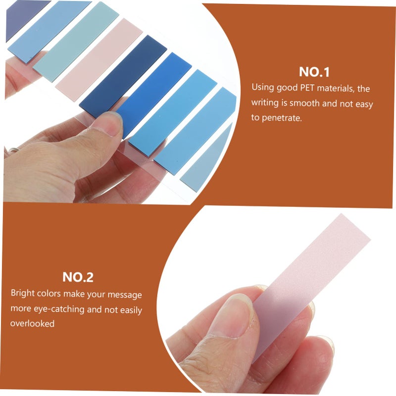 Writable Colorful Page Tabs 6 Sheets for Book Annotation Notebooks Binders Study Supplies - Image 5