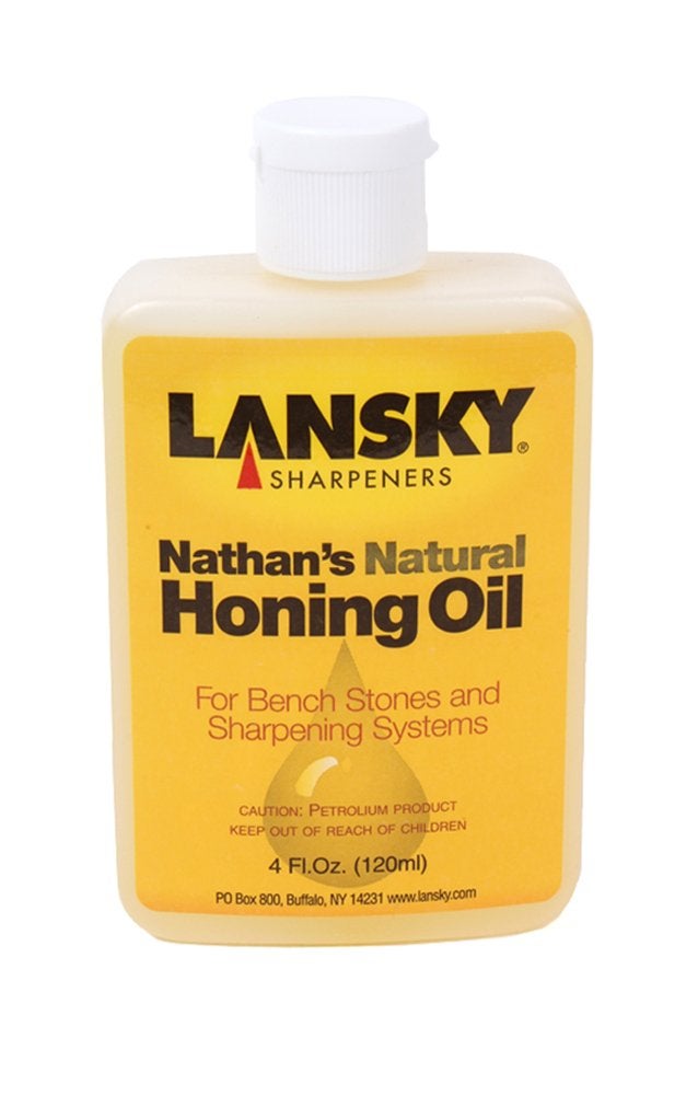 Lansky Nathan's Natural Honing Oil: Lubricant for Non-Diamond Knife Sharpening System and Knife Sharpening Stone Use