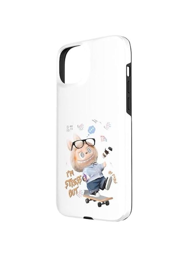Arabest Labubu Lover Cute Labubu The Monsters Funny  Women Case for iPhone 15 Plus - Image 2