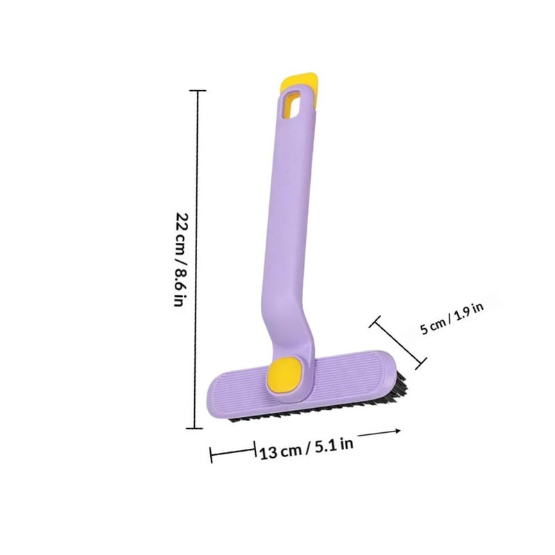 Multi Functional Crevice Cleaning Brush Set Hard Bristle for Bathroom Tile and Floor Gaps - Image 3