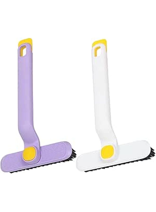 Multi Functional Crevice Cleaning Brush Set Hard Bristle for Bathroom Tile and Floor Gaps - Image 1