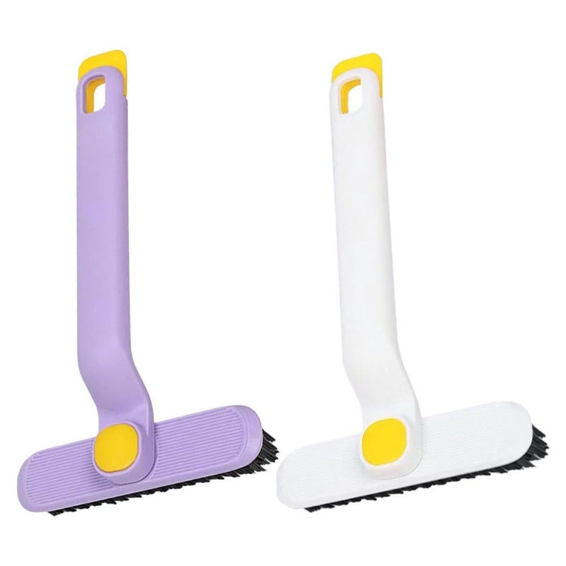 Multi Functional Crevice Cleaning Brush Set Hard Bristle for Bathroom Tile and Floor Gaps - Image 2