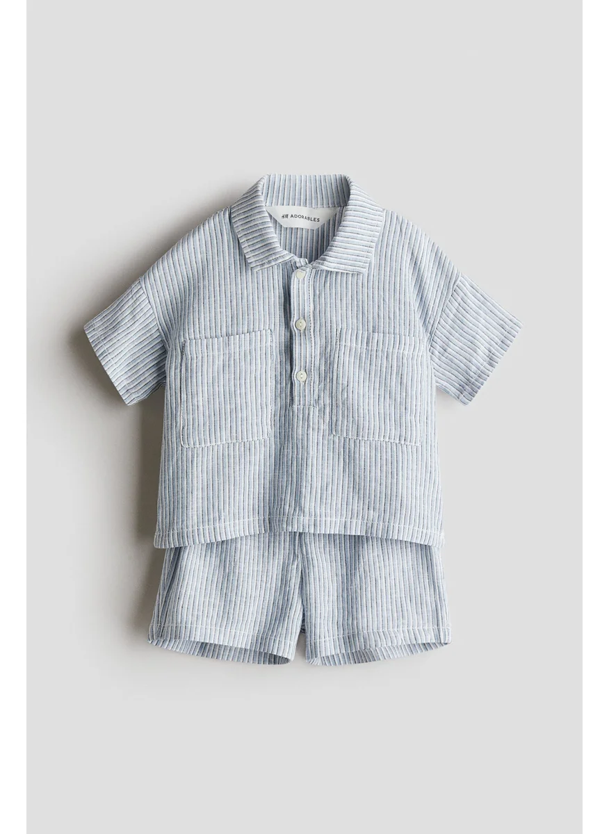 H&M 2-Piece Linen-Blend Set
