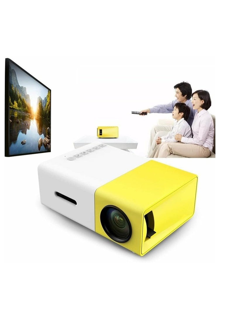 Enhance your viewing experience with this 1080P LED projector featuring USB HD AV & TF card slots.Mini pocket projector comes with a remote controller making it compatible with smartphones,laptops ,PC  - Image 2