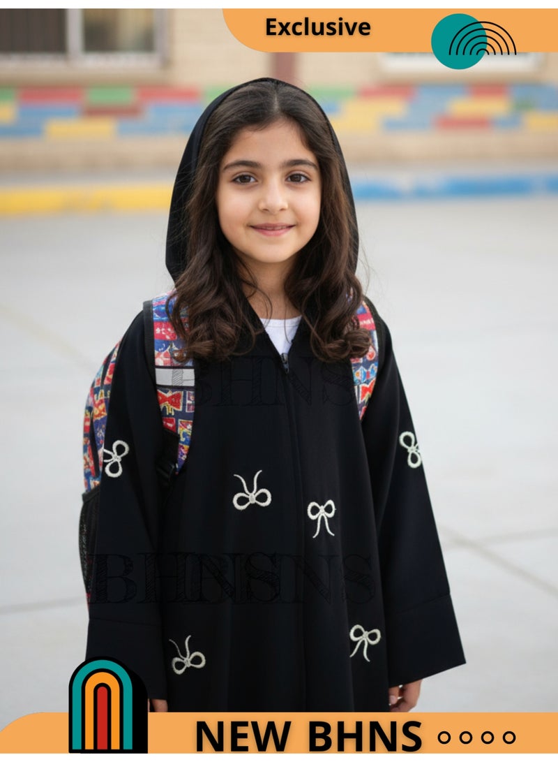 بهنس لبس للبنات عباية بنات عباية اطفال ملابس للبنات هدايا بنات عباية صغار  لباس بناتي جلابية اطفال لبس بناتي هدية بنات مناسب لجميع المناسبات - Image 1