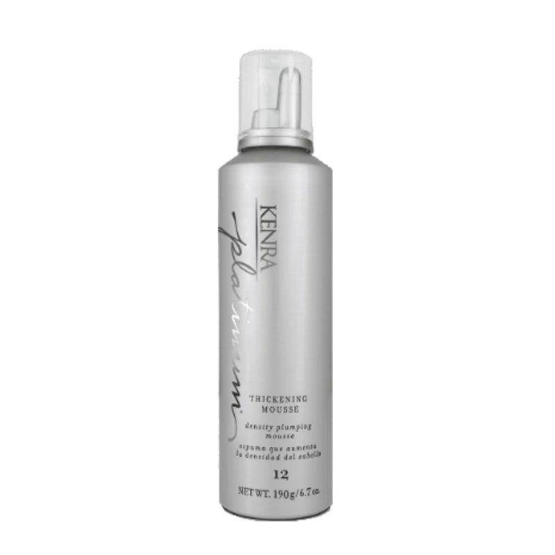 Kenra Platinum Thickening Mousse 12 | Volumizing Styler | Adds Fullness & Body | Humidity Protection Up To 48 hours | Desity Plumping up tp 150% | Thermal Protection | All Hair Types | 6.7 oz - Image 1