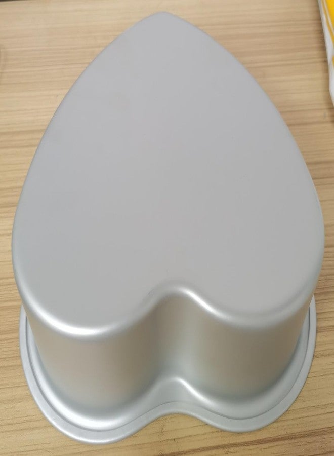 قالب كيك على شكل قلب من الألومنيوم من Ksdhotware، مقاس 8 × 3 بوصة، مطلي بطبقة مؤكسدة، مثالي لحفلات الزفاف والمناسبات العائلية وغيرها. - Image 4
