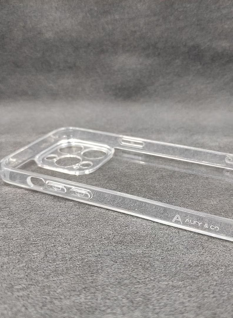 Zaboon iPhone 13 Pro Max Shock Proof Anti Yellow Clear TPU Acrylic Clear Case - Image 3