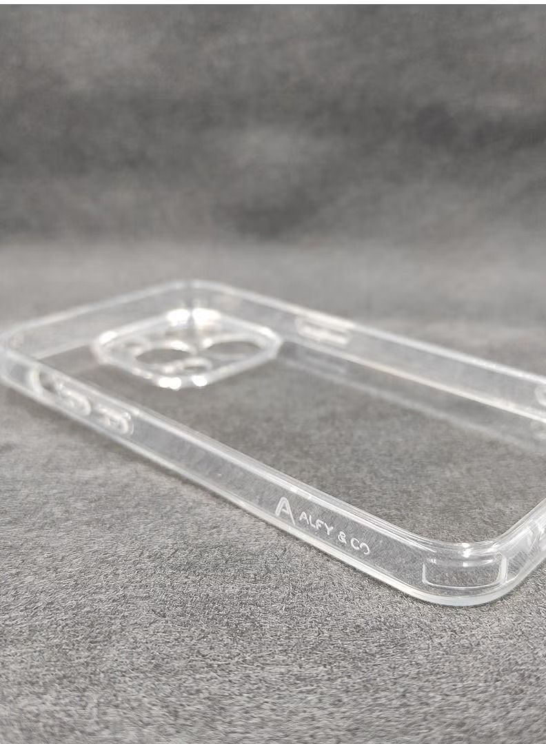 Zaboon iPhone 13 Pro Max Shock Proof Anti Yellow Clear TPU Acrylic Clear Case - Image 2