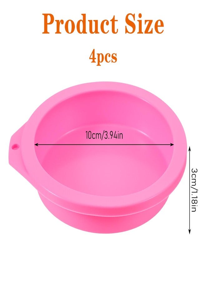WJIAAA 4PCS Air Fryer Egg Molds, Non Stick Round Silicone Baking Molds, 4 Inch Muffin Pan for Pancakes Burger Buns, Microwave Safe Accessories for Oven - Image 4