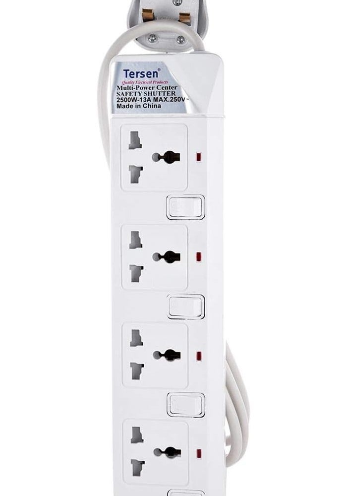 Tersen Extension Bar with 3 Meter Wire - 4 Outlets - Image 2