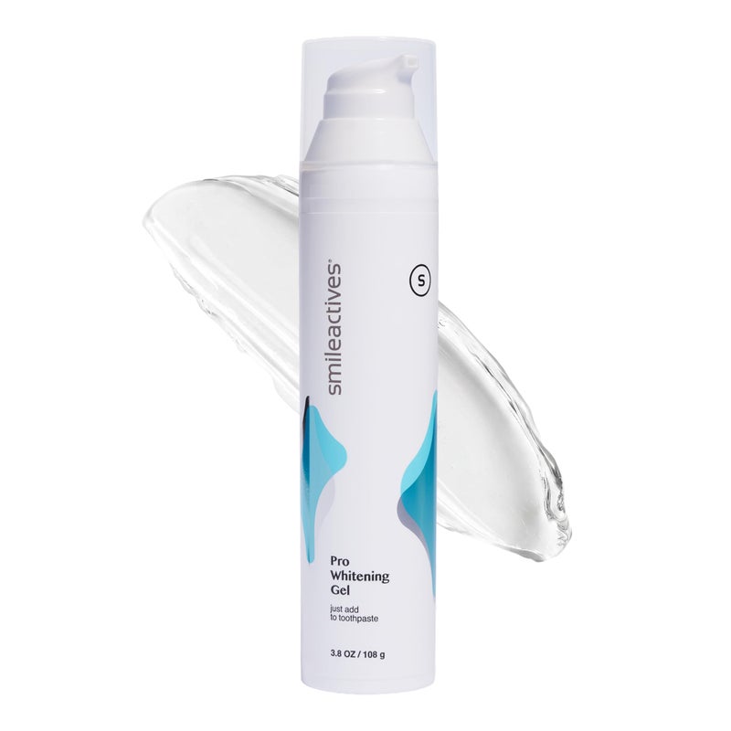 Smileactives Teeth Whitening Gel for Toothpaste with ClinicalGrade Hydrogen Peroxide Tooth Stain Remover for White Teeth Dentist Quality Pro Whitening Gel to Remove Stains 90 Day 38 oz Bottle - Image 2