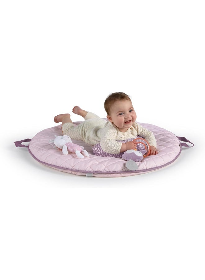 Ingenuity - Cozy Spot Reversible Duvet Activity Gym & Play Mat with Wooden-Toy-bar - Image 5