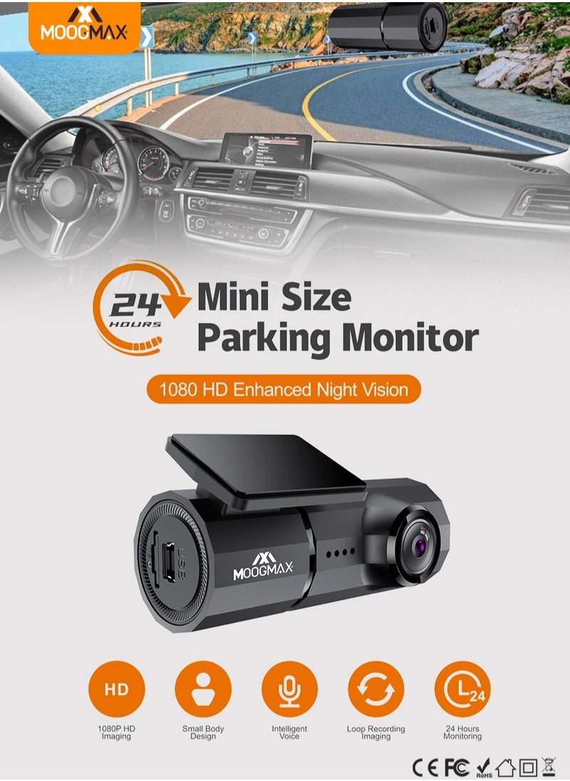 MOOGMAX - Mini Drive recorder dash cam for cars  with night vision supports Wifi connected and many diffirent angles and voice recording  from Moogmax - Image 1