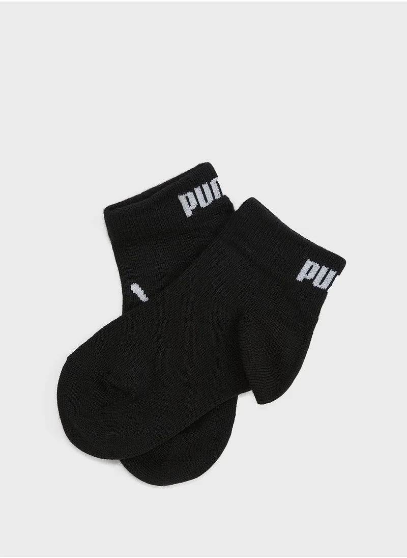 PUMA 3 Pack Kids Quarter Socks