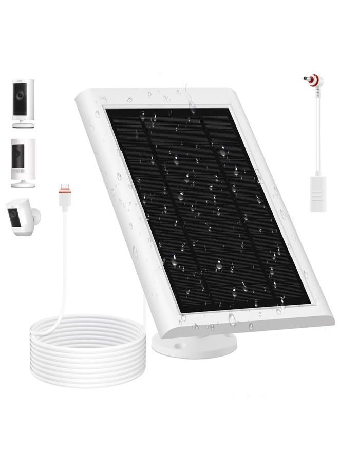 Awwndd Solar Panel for Ring Camera(2nd Generation),5W Solar Panel Charger with Mount for Ring Stick Up Camera & Pro Stick Up Cam Battery for Ring Solar Panel Spotlight Cam Battery for Ring(1 Pack) - Image 1