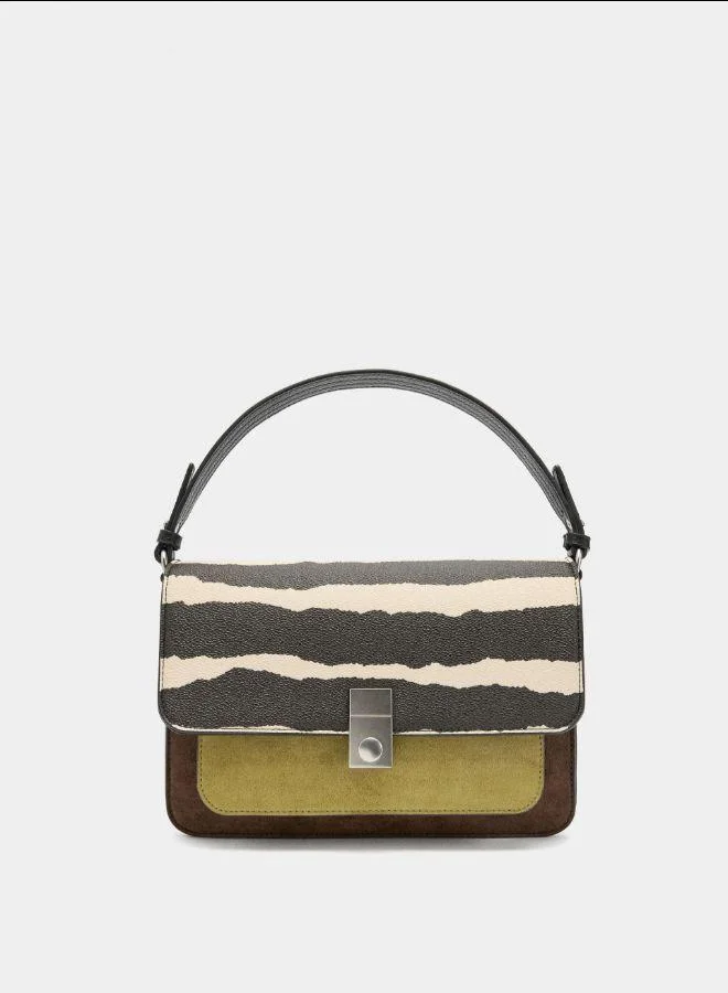 بارفوا حقيبة كروس بودي مطبوعة بطبعة حيوانية مع غطاء