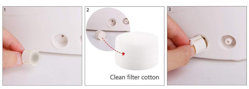 Nispira Replacement Sponges Air Filter Compatible with Adult/Kid Compressor System Cool Mist Inhaler Vaporizer, 12 Filters - Image 2