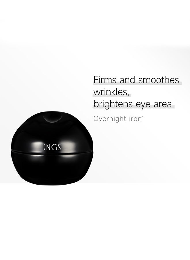 INGS Carnosine Age Defense Overnight Eye Cream – Anti-Wrinkle, Revitalizing Eye Treatment, 30g - Image 2