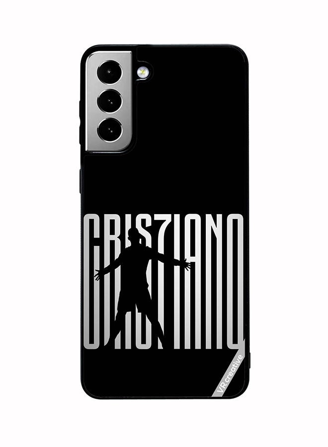 VR CREATIVE Protective Case Cover For Samsung Galaxy S21 FE 5G Ronaldo Design Multicolour - Image 1