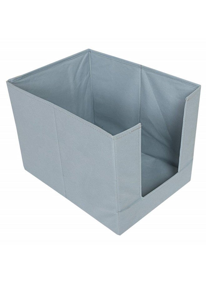 Kuber Industries Stylish Shirt Organizer for Wardrobe|Foldable Non Woven Shirt Stacker|Drawer Storage Unit For Closet Cuboard|Clothes Storage box|Pack of 4 (Grey) - Image 2