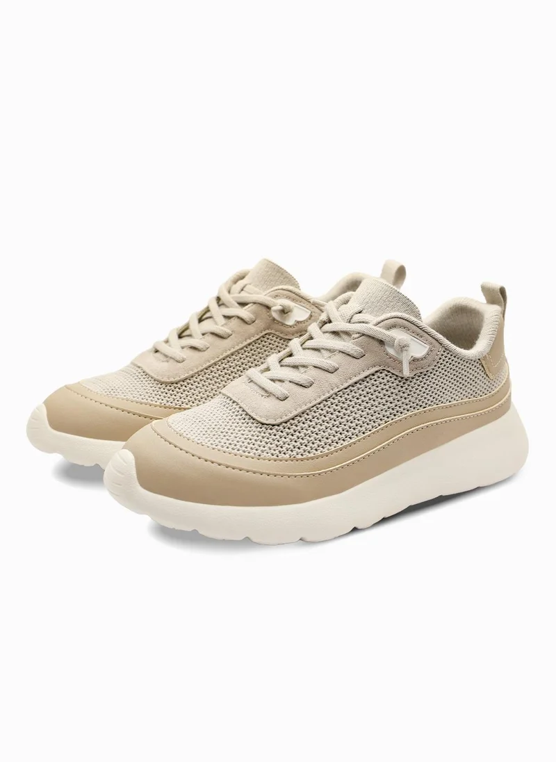 DUOZOULU  Cloud Ripple Wool Trainer  | Best Price UAE