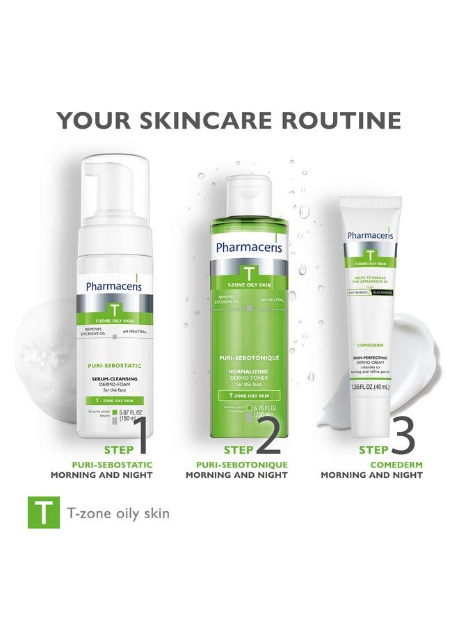 Pharmaceris Pharmaceris COMEDERM Skin Perfecting Dermo-Cream Cleanses to Unclog and Refine Pores, Helps to Reduce the Apperance of Blackheads & Whiteheads, For Oily & Combination Skin, 1.35 fl oz  - Image 5