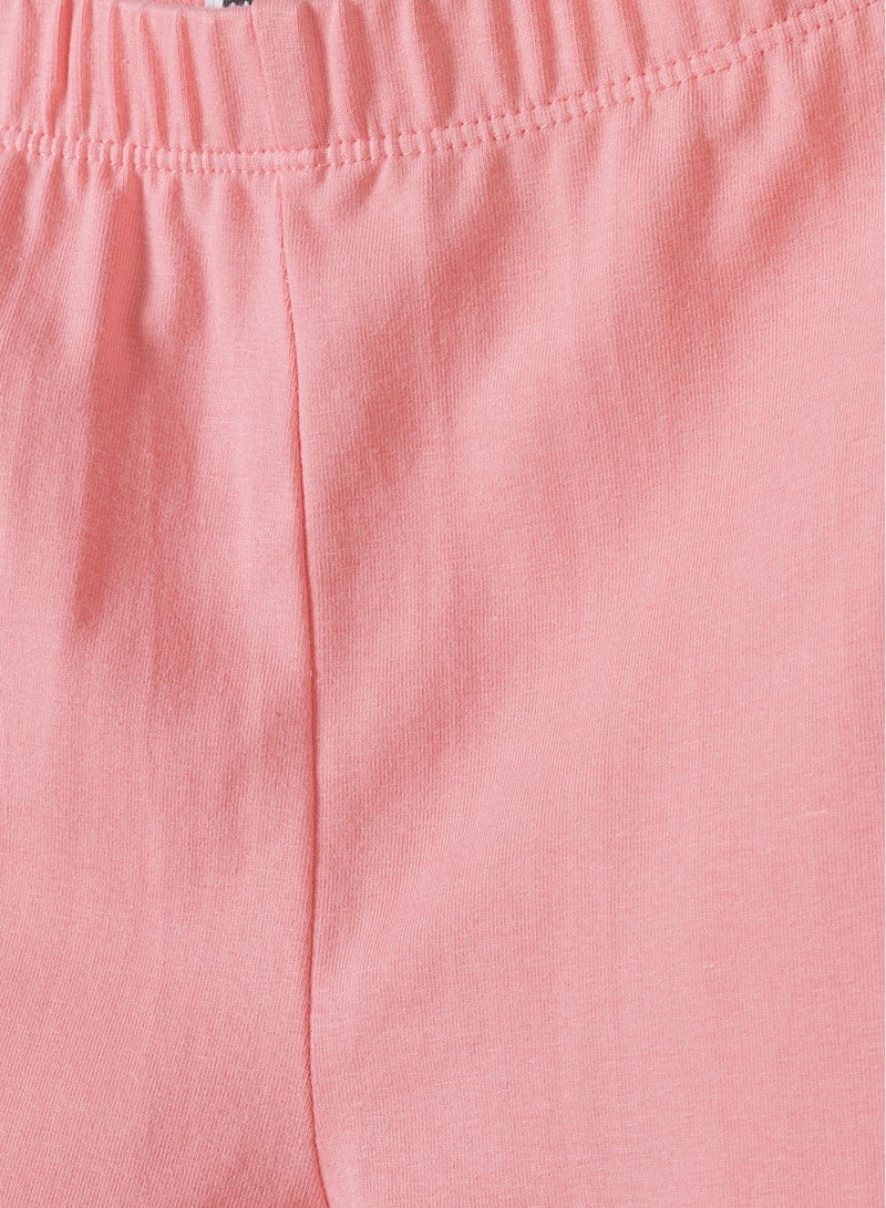 MINOTI Kids Girls Leggings Basic With Waist - Image 3