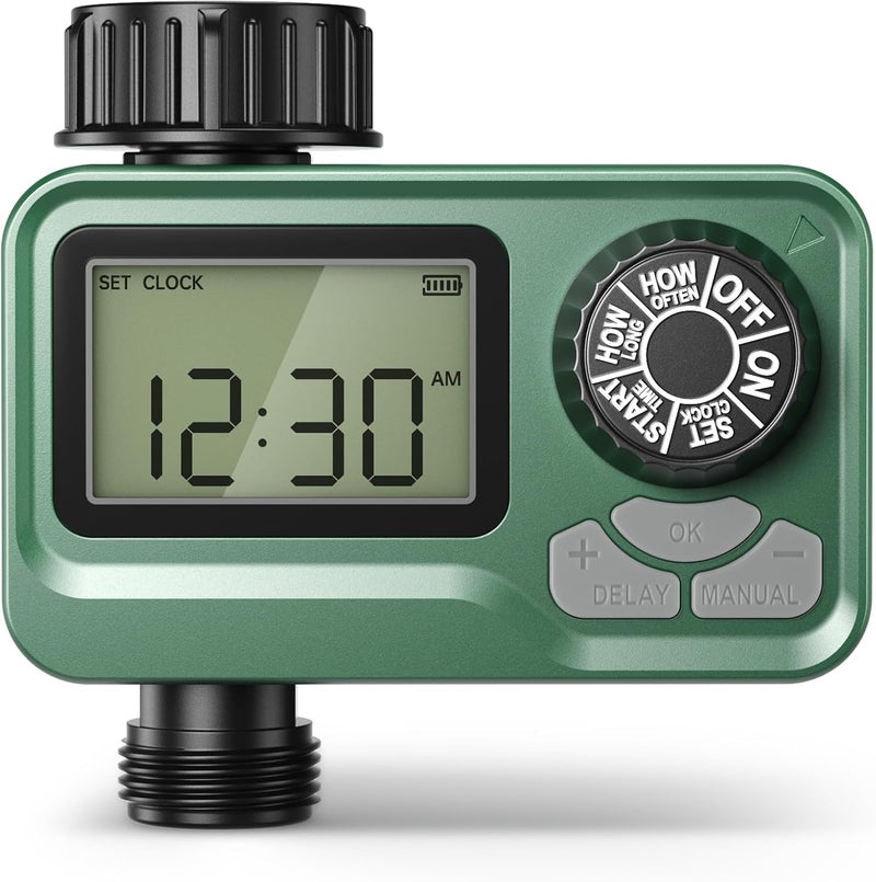 BN-LINK BN LINK Programmable Sprinkler Timer with Rain Delay – Waterproof Digital Water Timer for Garden Hoses, Manual & Automatic Irrigation System, 1 Outlet - Image 1