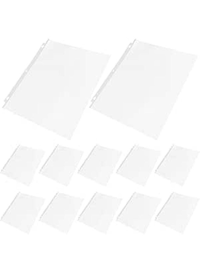 50pcs A4 Plastic Sheet Protectors With 3 Holes Pp Binder Sleeves For Office School Use - Image 1