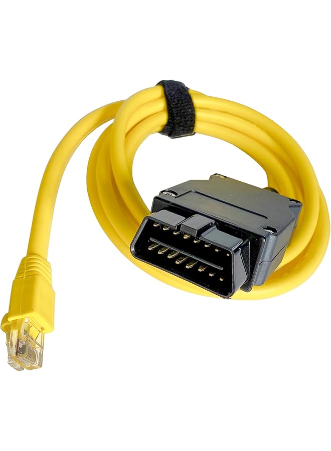 New 2M Ethernet To Obd Interface Cable E-Sys Icom Coding F-Series For Bmw Enet - Image 1