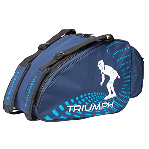 Triumph KB-611 Navy Blue Nylon, Polyester Skating Bag for Inline Skates (Size 15"X11"X11") - Image 5