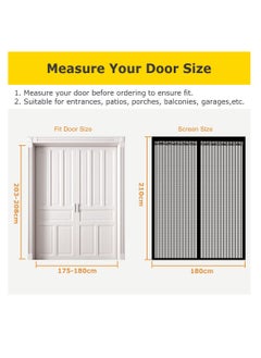 Fly Screen Door, Self Sealing Door with Powerful Magnets and Full Frame Magic Tape, Anti Mosquito Mesh for Living Room, Children's Room, Kitchen - pzsku/Z5283BF39F99F04FEC98EZ/45/_/1718951223/7636baad-e4f9-4374-a9b2-0bc54b509d82