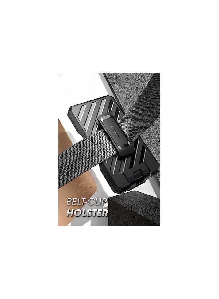 سوبكيس حافظة SUPCASE Unicorn Beetle Pro Series مصممة لهاتف Google Pixel Fold (2023)، حافظة حماية متينة بطبقة مزدوجة لكامل الجسم مع واقي شاشة مدمج - أسود - Image 2